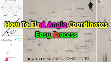How To Find Angle Coordinates | Angel Ka Coordinates Kaise Nikalte He | Angel coordinates Find Out✌️