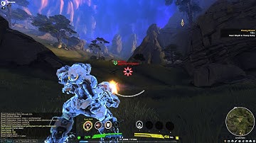 Firefall. Dreadnaught turret mode test run.