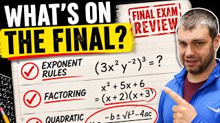 What to Study for an Algebra 1 Final Exam