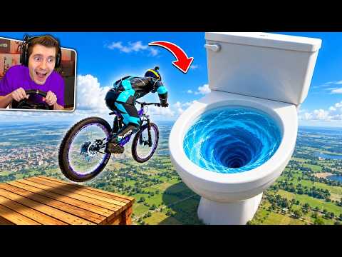 ANDEI DE BICICLETA dentro de um VASO no Descenders!