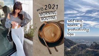 Morning Routine 2021 | Balancing health, self care, & productivity