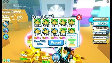 What happens when you fuse 12 Golden Festive Elfs