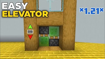 Minecraft: 1.21 Working ELEVATOR Tutorial In Bedrock! (MCPE/Xbox/PS4/ Nintendo Switch/Windows10)