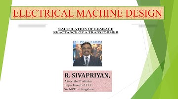 Leakage Reactance - Problems - Part-1