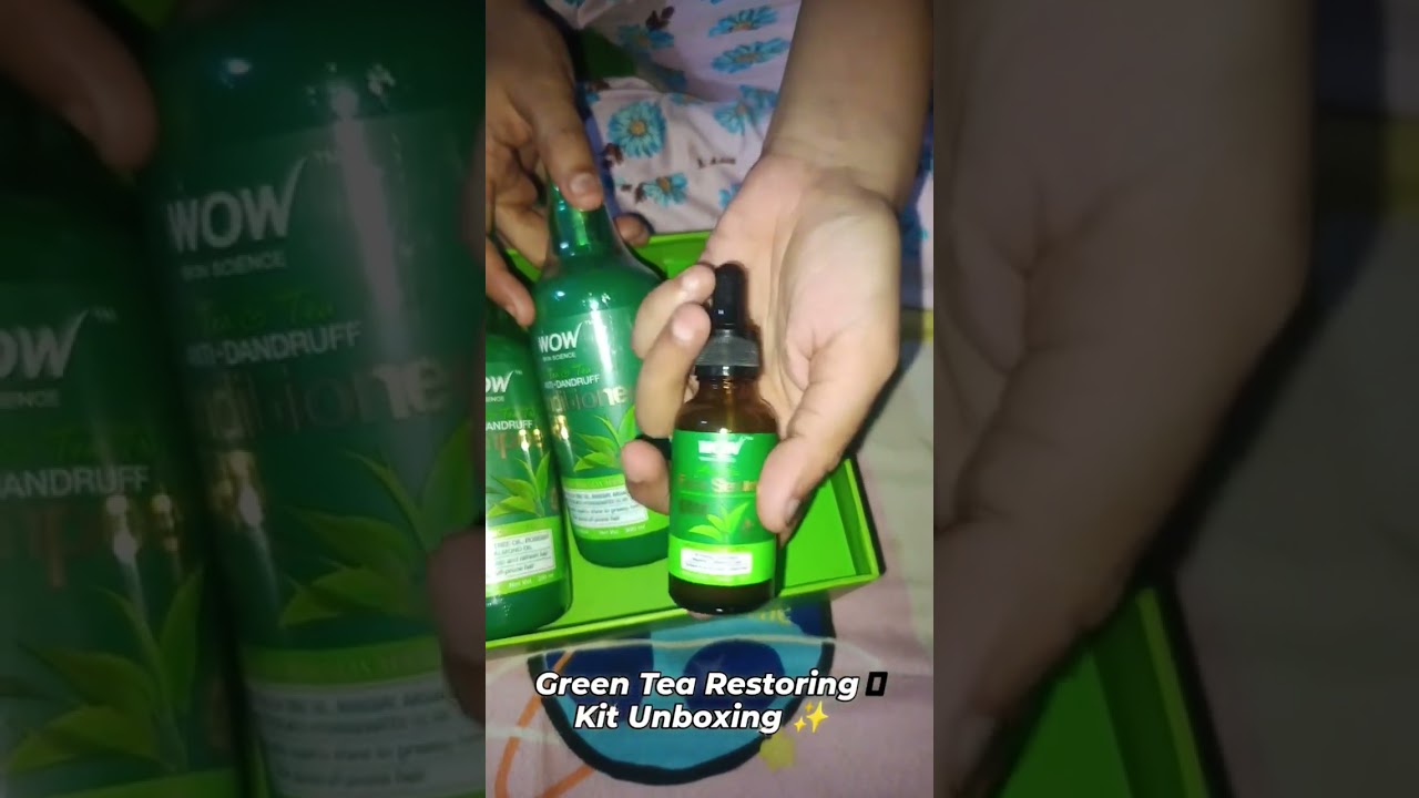 Wow Products Unboxing |  Buy Wow Products | Green Tea Restoring kit | Unboxing Videos | Youtube | YT