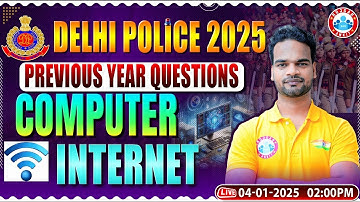 Delhi Police Vacancy 2025 | Delhi Police Computer PYQs | Internet | Delhi Police Classes by RWA