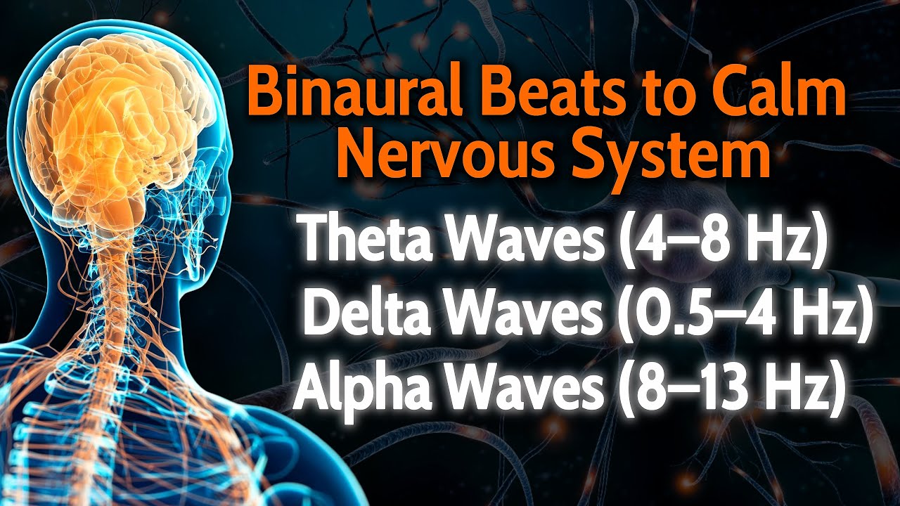 BINAURAL BEATS TO CALM YOUR NERVOUS SYSTEM | INSTANT RELAXATION & DEEP PEACE💗🧘‍♀️