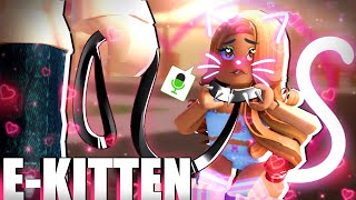 Being a REAL E-KITTEN in Roblox Da Hood Voice Chat