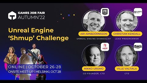 Unreal Engine Challenge Code Review at Games Job Fair Autumn 2022