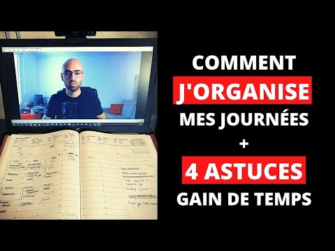 Orga semaine + 4 astuces gagner temps