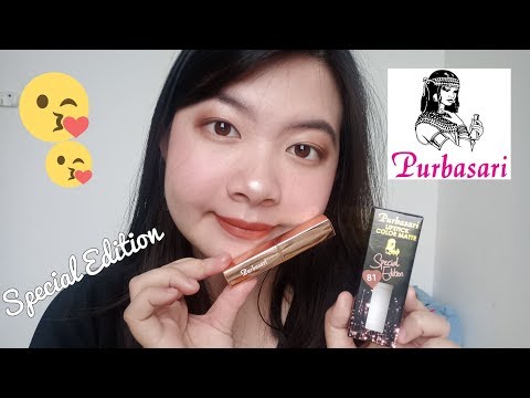 Review Purbasari Lipstick Color Matte. 