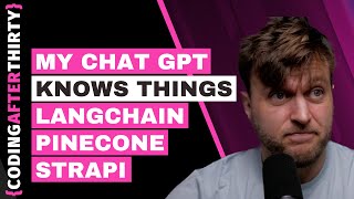 Chat GPT With Own Data with Pinecone Vector Database, Text Embeddings Langchain, and Strapi