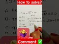 Can you solve?#howtosolvemathspuzzles #yshortsfeed #trendingshorts #canyousolve #puzzle #