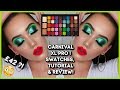 BPERFECT x STACEY MARIE MUA CARNIVAL XL PRO SWATCHES, TUTORIAL + REVIEW! | MAKEMEUPMISSA