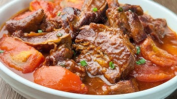 Tomato Beef Stew Recipe | So Tender & Flavorful You’ll Want It Every Day!