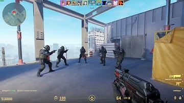 Bot lobby boosting on CS2