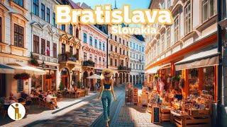 Bratislava, Slovakia 🇸🇰| Europe's Best Capitals | 4k HDR 60fps Walking Tour (▶186min)