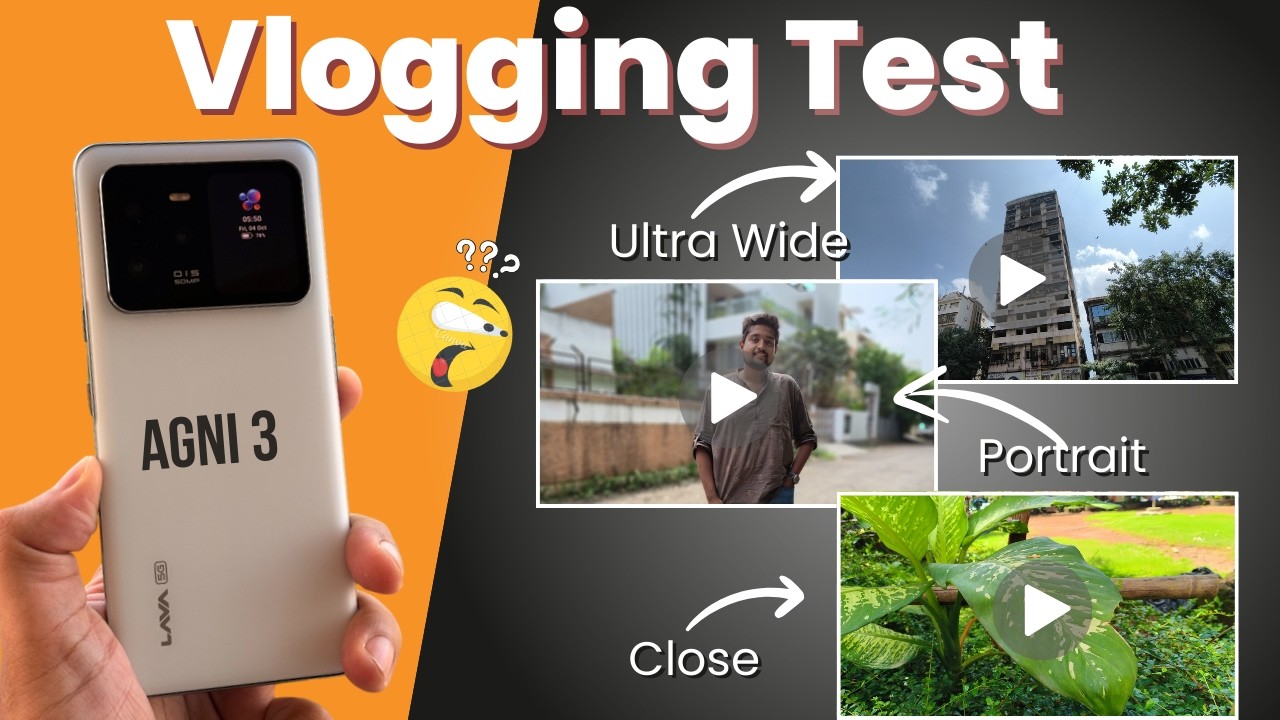 खतरनाक Clarity 😲 Lava Agni 3 Video Recording Camera Test ⚡ Shorts, Reels, Test !