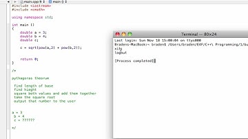 Write a program to solve Pythagorean theorem (C++ programming tutorial)