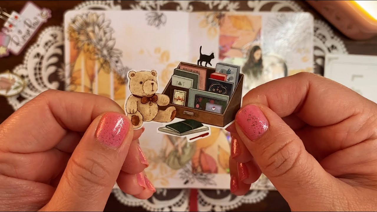 ASMR | Book Lovers 📖 | LBLYXIR | Relaxing Scrapbooking & Unboxing