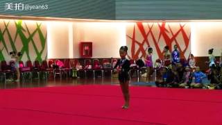 Goh,Hann Ning (Eva) Age 6+. 20160719 Rhythmic Gymnastics Competition. Grade 2-Clubs.