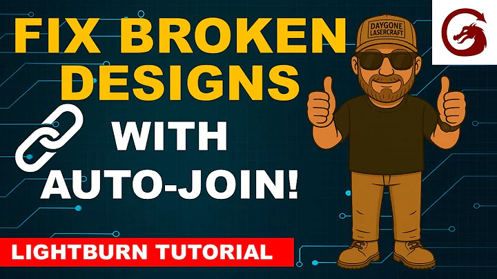 Lightburn Auto Join | Fix Broken Shapes Fast
