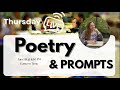 Poetry & Prompts Thursday June 18
