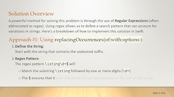 How to Remove listing(number) from Strings in Swift 5