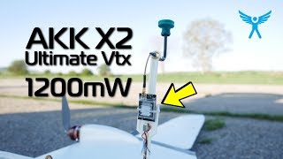 AKK X2 Ultimate 1200mW Vtx long range test (oh, it is GOOD!)