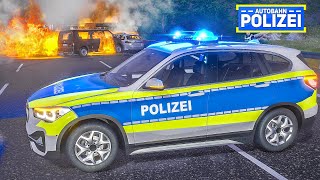 Öl-Tanker brennt: Evakuierung auf der Autobahn! | AUTOBAHN POLIZEI SIMULATOR 3 #11