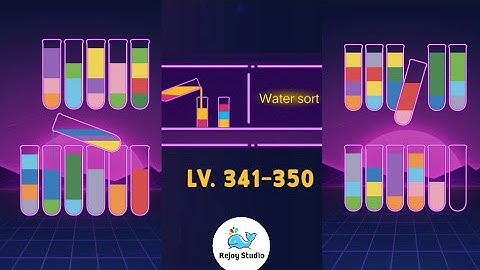 Tic Tac Toe Glow XoXo Water Sort Levels 341-350 Gameplay Walkthrough - Rejoy Studio | Momicin