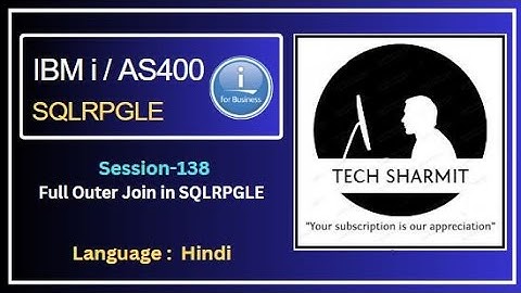 Full Outer Join in sqlrpgle | cursors in sqlrpgle | sqlrpgle programming | Joins in ibmi db2 | IBMi