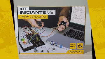 Unboxing do kit Arduino Robocore Kit Iniciante V8