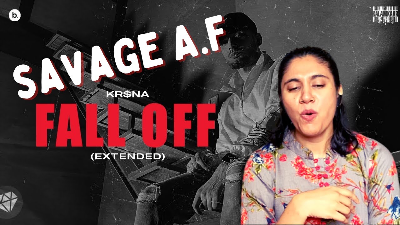 KRNA   Fall Off Extended REACTION  Official Music Video  Ashmita Reacts