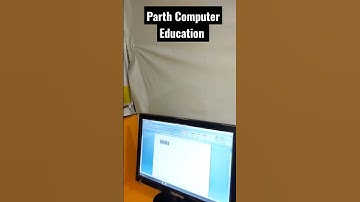 Parth Computer Education l #shorts l #ytshorts l #youtubeshorts  l #computer  l #words