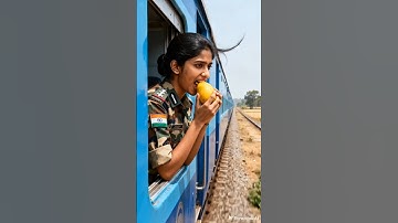 Indian lady soldier waters mango tree and saves it from drying up 😭 #tree #army#shorts #ai #mango