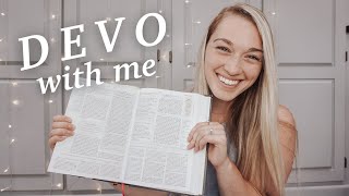 DEVO WITH ME // Building a relationship with Jesus