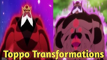 DBZ ttt-mod Toppo All Transformations with Special Attacks