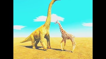 Brachiosaurus vs Every Unit - Animal Revolt Battle Simulator