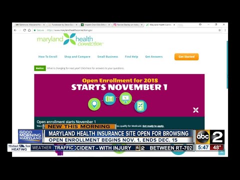 Maryland Health Exchange opens online portal