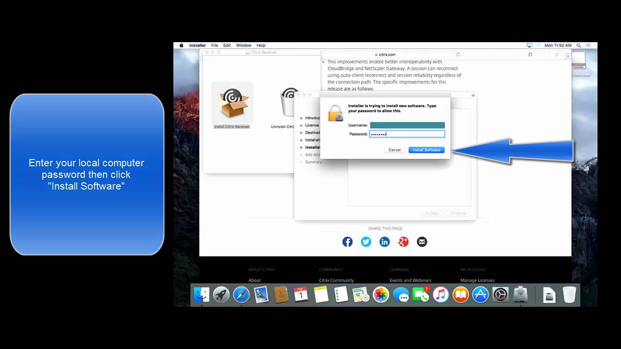 Citrix on mac