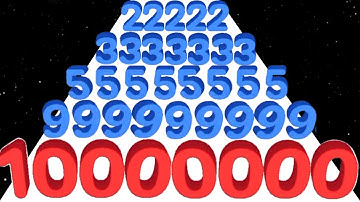 Number Run (vs) Digit Shooter - All Levers Android, iOS Math Games (ASMR Gameplay)