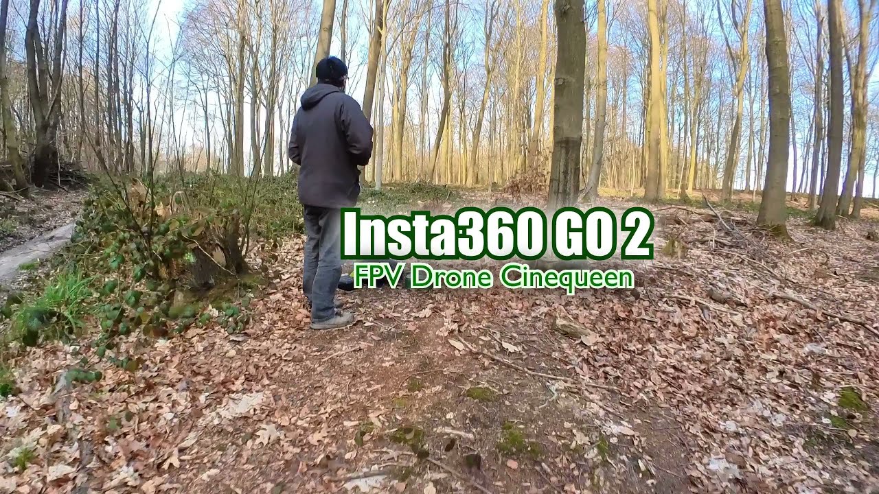 Insta360 GO 2 // FPV drone through the forest 林の中を飛んでみた картинки