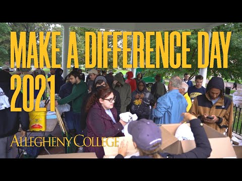 Make a Difference Day 2021 - Allegheny College