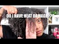 REVERTING MY HAIR BACK TO CURLY / Did I Get Heat Damage? / NaturalRaeRae