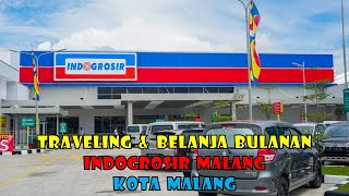 SUPERMARKET TERLENGKAP HARGA GROSIR 🛒 INDOGROSIR KOTA MALANG [TRAVELING] Eps. 174