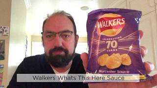 Walkers Worcester Sauce Potato Chips Review - YouTube
