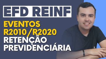 EFD REINF Retenção INSS - Notas fiscais de serviços com retenção previdenciária
