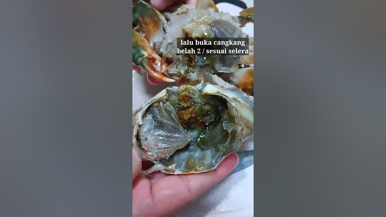 CARA BERSIHKAN KEPITING jangan langsung direbus #shorts