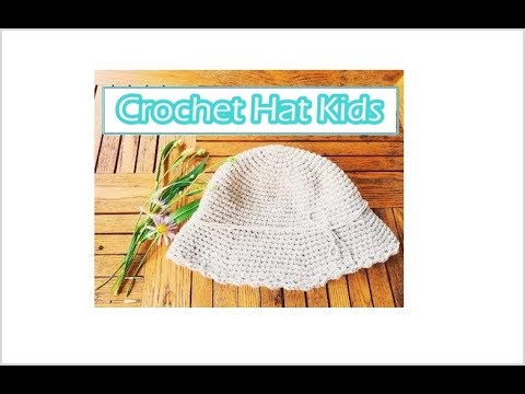 코바늘 모자뜨기/crochet hat/(kids)플로피햇 여아 모자뜨기-뜰래아